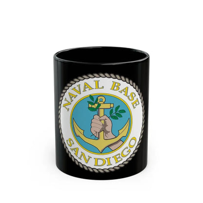 Naval Base San Diego (U.S. Navy) Black Coffee Mug 11oz - Go Mug Yourself