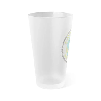 Naval Base San Diego (U.S. Navy) Frosted Pint Glass 16oz - Go Mug Yourself