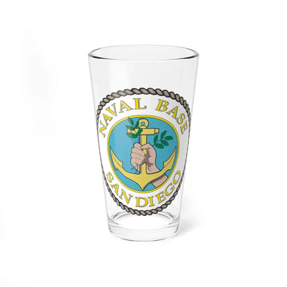 Naval Base San Diego (U.S. Navy) Pint Glass 16oz 16oz - Go Mug Yourself