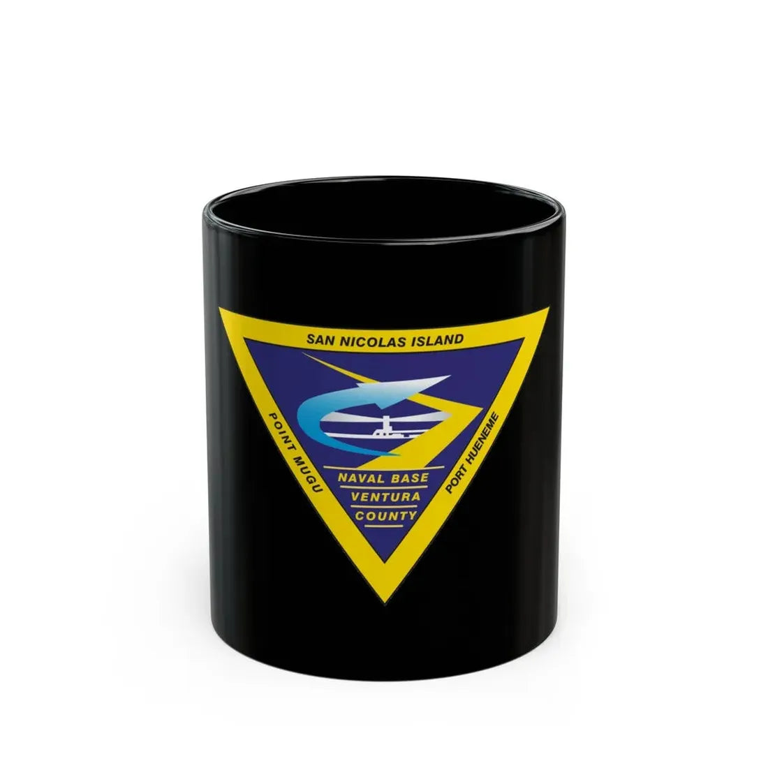 Naval Base Ventura County New (U.S. Navy) Black Coffee Mug 11oz - Go Mug Yourself