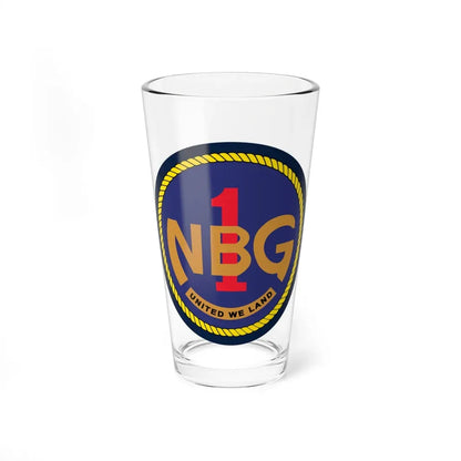 Naval Beach Group 1 (U.S. Navy) Pint Glass 16oz 16oz - Go Mug Yourself