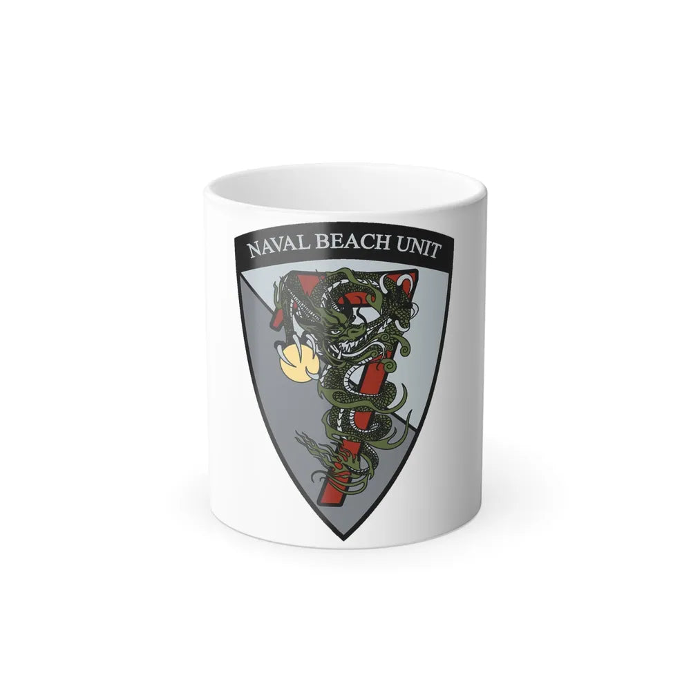 Naval Beach Unit 7 v2 Shield (U.S. Navy) Color Changing Mug 11oz-11oz-Go Mug Yourself