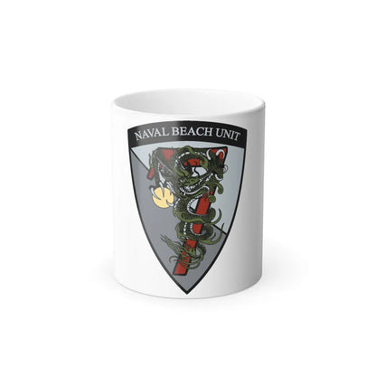 Naval Beach Unit 7 v2 Shield (U.S. Navy) Color Changing Mug 11oz-11oz-Go Mug Yourself
