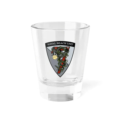 Naval Beach Unit 7 v2 Shield (U.S. Navy) Shot Glass 1.5oz 1.5oz - Go Mug Yourself