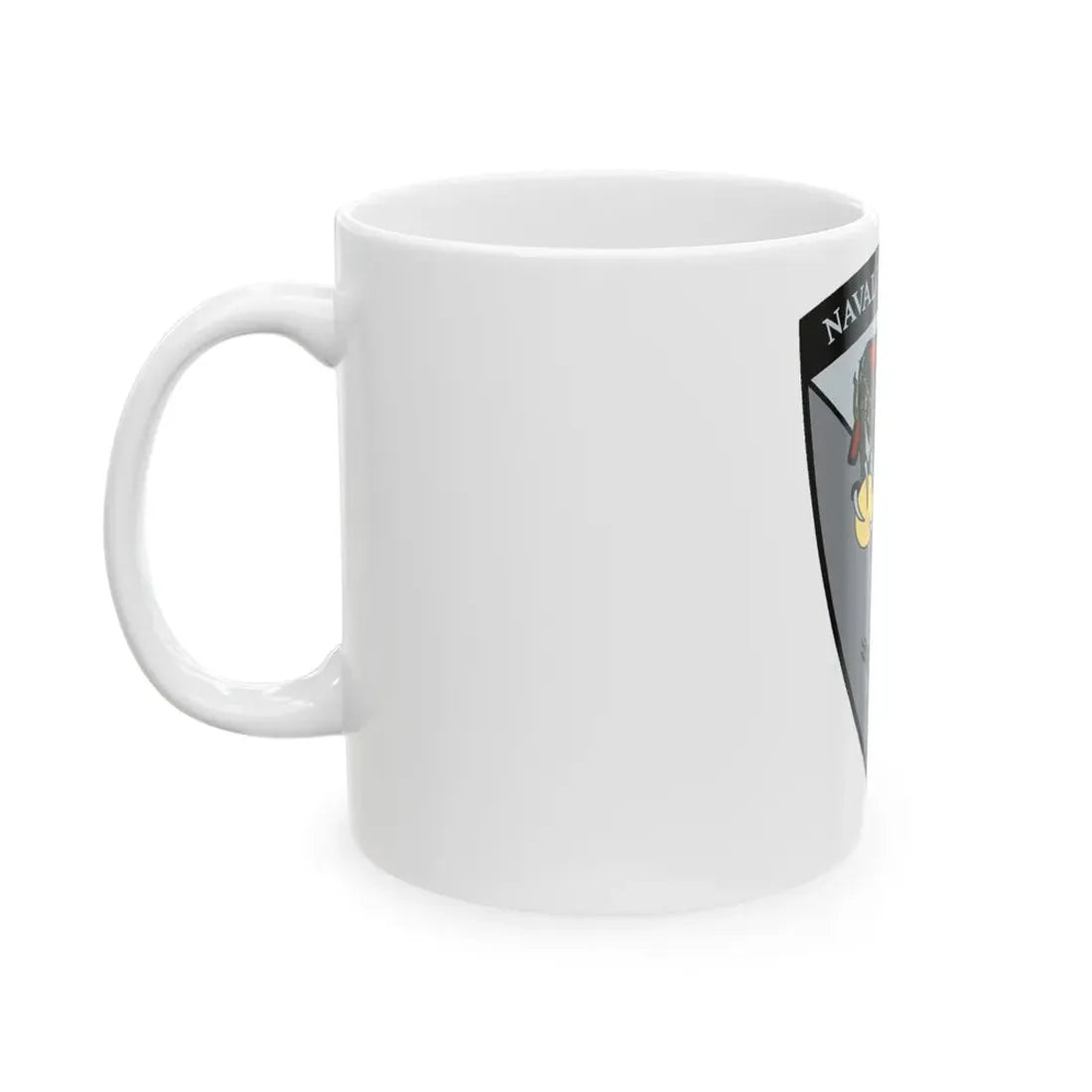 Naval Beach Unit 7 v2 Shield (U.S. Navy) White Coffee Mug - Go Mug Yourself