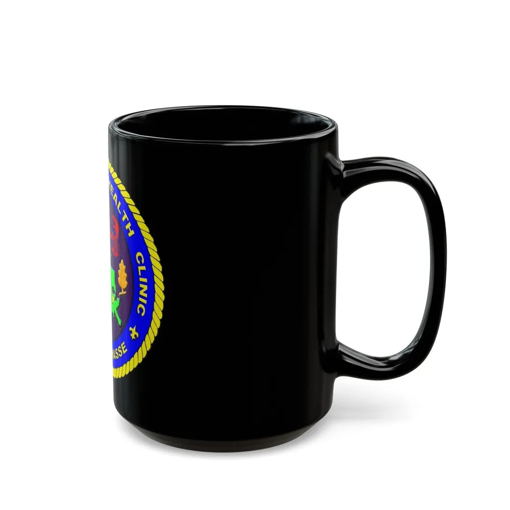 Naval Branch Health Clinic Belle Chasse (U.S. Navy) Black Coffee Mug-Go Mug Yourself