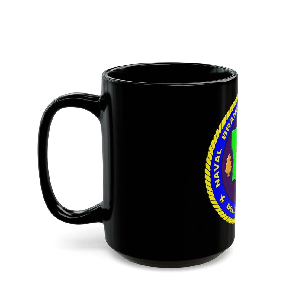 Naval Branch Health Clinic Belle Chasse (U.S. Navy) Black Coffee Mug-Go Mug Yourself