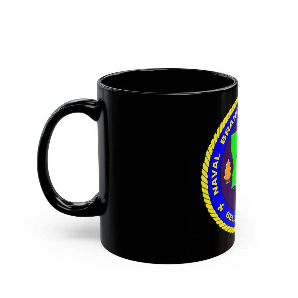 Naval Branch Health Clinic Belle Chasse (U.S. Navy) Black Coffee Mug-Go Mug Yourself