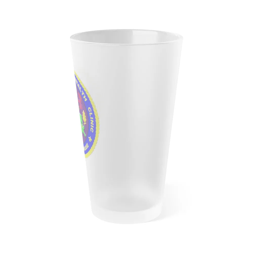 Naval Branch Health Clinic Belle Chasse (U.S. Navy) Frosted Pint Glass 16oz-Go Mug Yourself