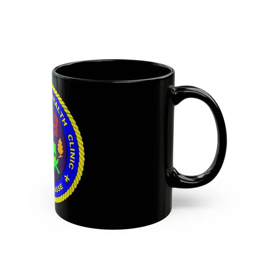 Naval Branch Health Clinic Belle Chasse (U.S. Navy) Black Coffee Mug - Go Mug Yourself