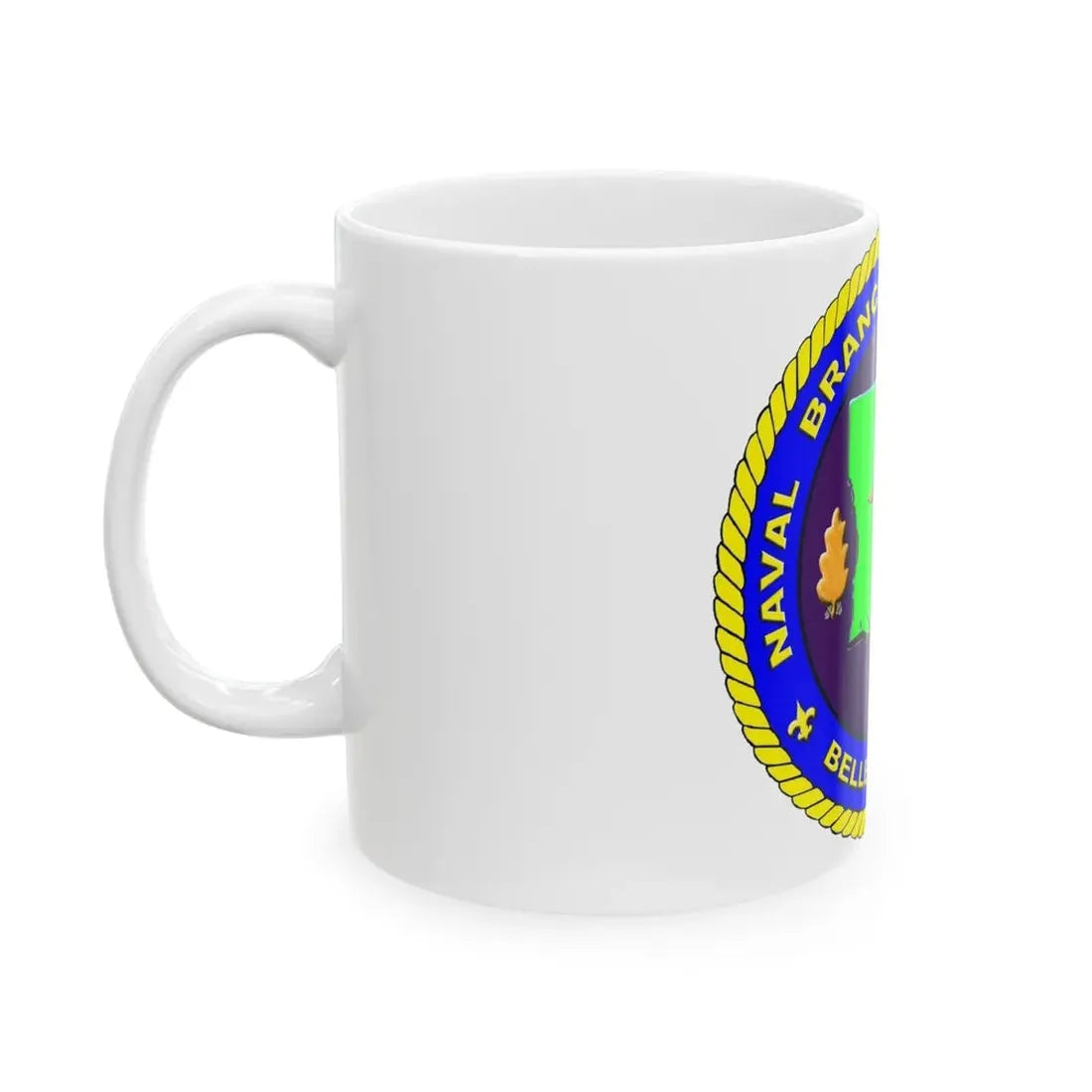 Naval Branch Health Clinic Belle Chasse (U.S. Navy) White Coffee Mug - Go Mug Yourself