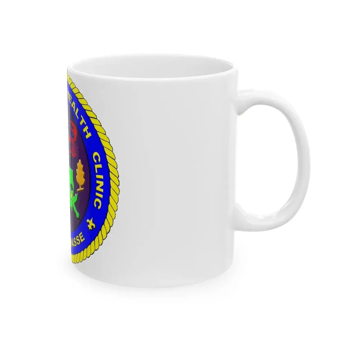 Naval Branch Health Clinic Belle Chasse (U.S. Navy) White Coffee Mug - Go Mug Yourself