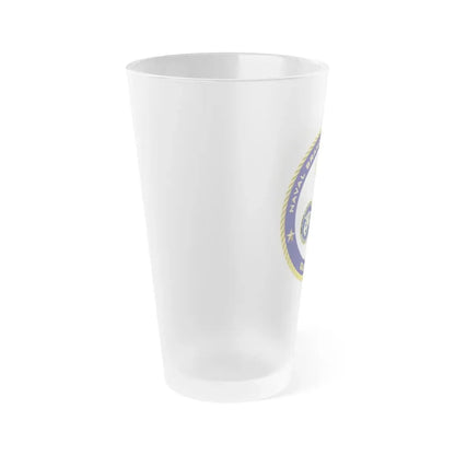 Naval Branch Health Clinic Gulfport (U.S. Navy) Frosted Pint Glass 16oz - Go Mug Yourself