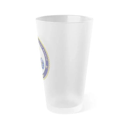 Naval Branch Health Clinic Gulfport (U.S. Navy) Frosted Pint Glass 16oz - Go Mug Yourself