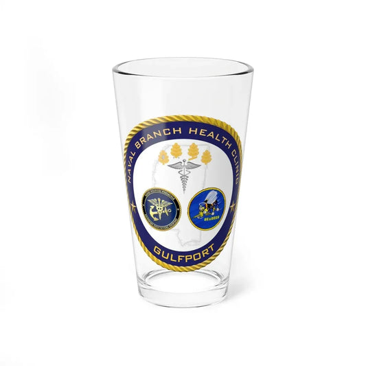 Naval Branch Health Clinic Gulfport (U.S. Navy) Pint Glass 16oz 16oz - Go Mug Yourself