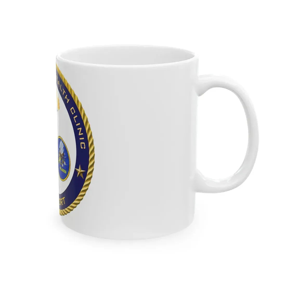 Naval Branch Health Clinic Gulfport (U.S. Navy) White Coffee Mug - Go Mug Yourself