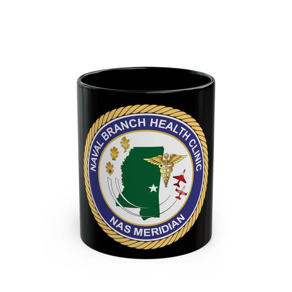 Naval Branch Health Clinic Naval Air Station Meridian1 (U.S. Navy) Black Coffee Mug-11oz-Go Mug Yourself