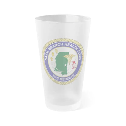 Naval Branch Health Clinic Naval Air Station Meridian1 (U.S. Navy) Frosted Pint Glass 16oz Default Title - Go Mug Yourself