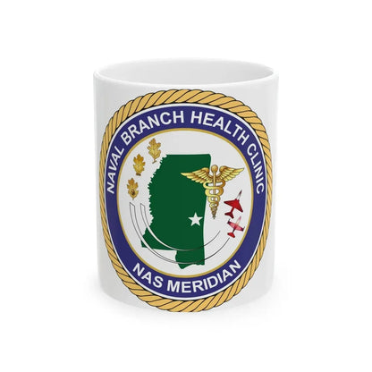 Naval Branch Health Clinic Naval Air Station Meridian1 (U.S. Navy) White Coffee Mug 11oz - Go Mug Yourself