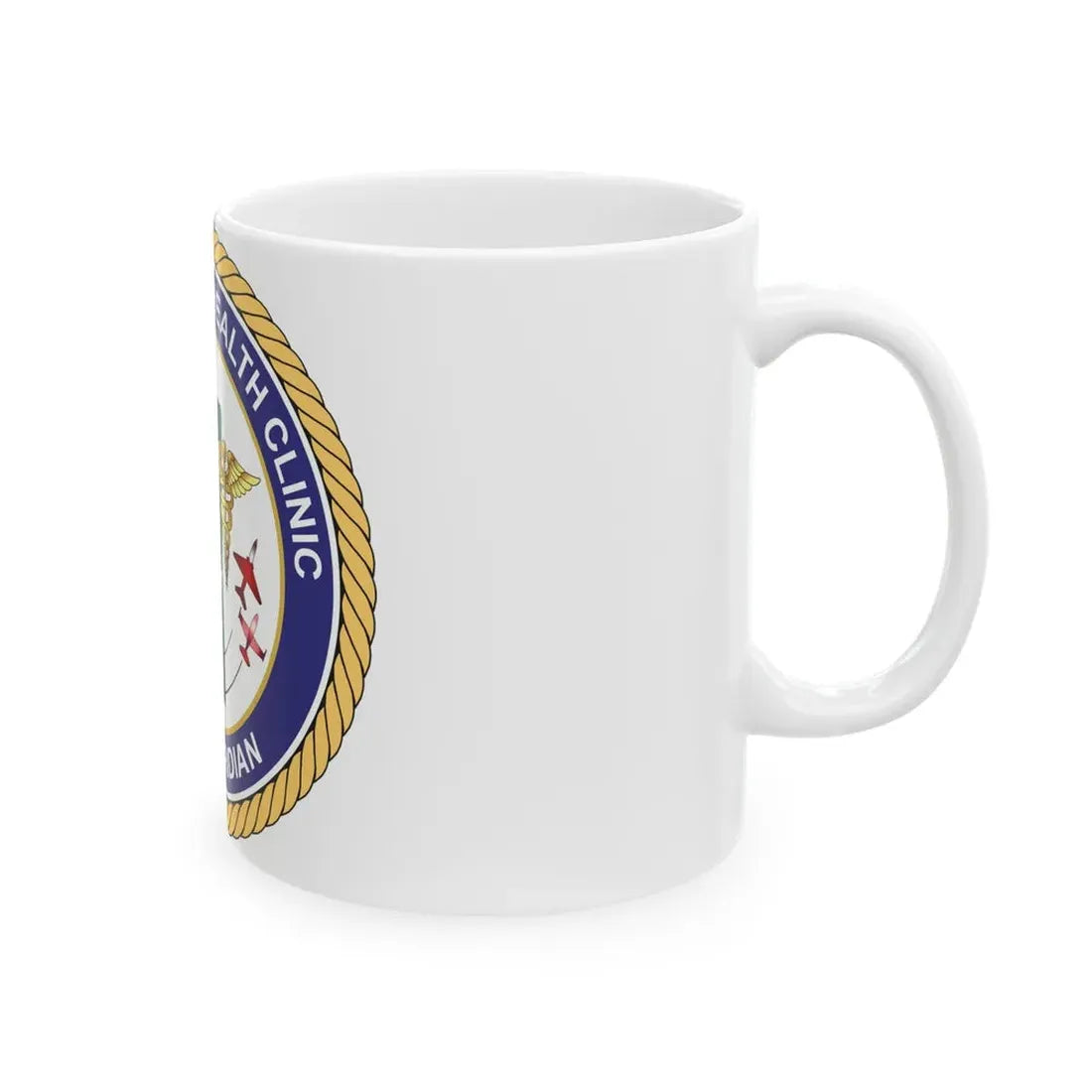 Naval Branch Health Clinic Naval Air Station Meridian1 (U.S. Navy) White Coffee Mug - Go Mug Yourself