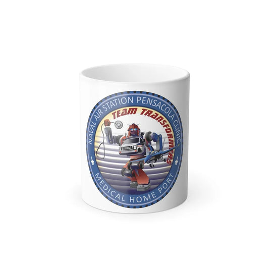 Naval Branch Health Clinic Naval Air Station Pensacola (U.S. Navy) Color Changing Mug 11oz-11oz-Go Mug Yourself