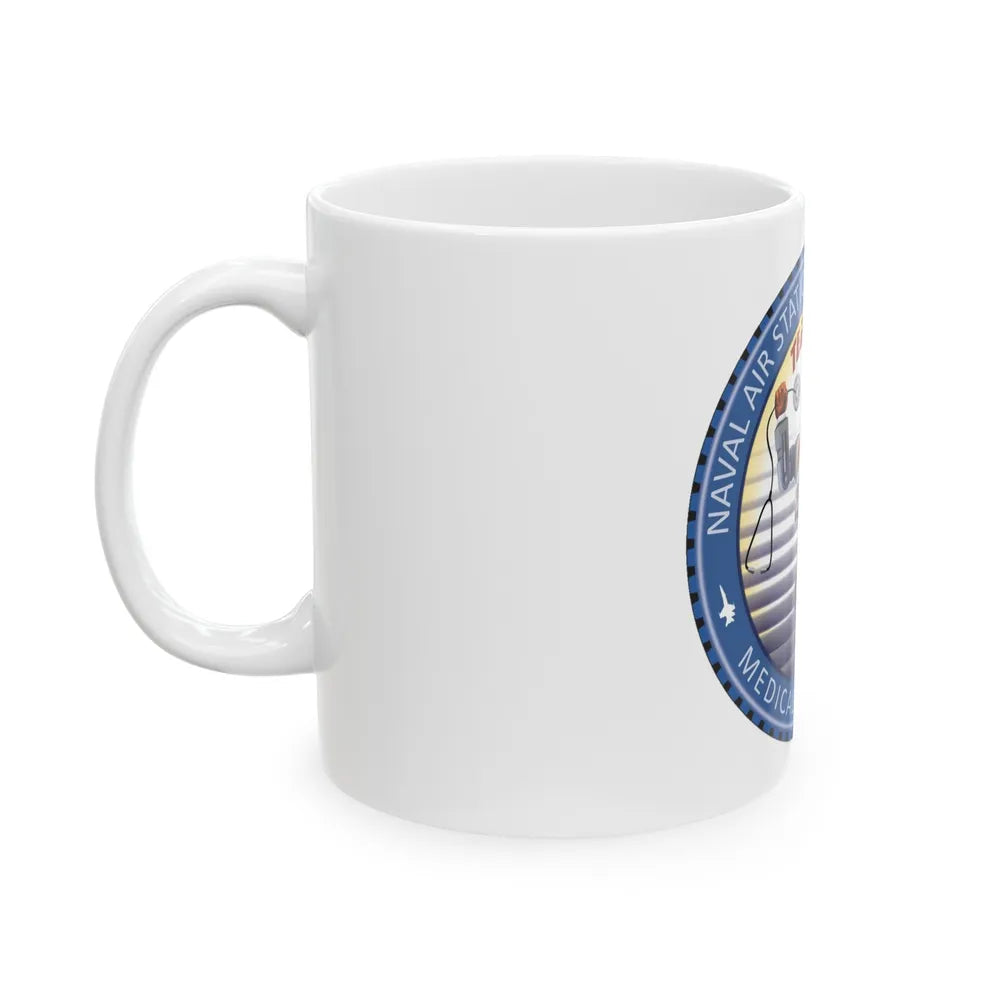 Naval Branch Health Clinic Naval Air Station Pensacola (U.S. Navy) White Coffee Mug-Go Mug Yourself