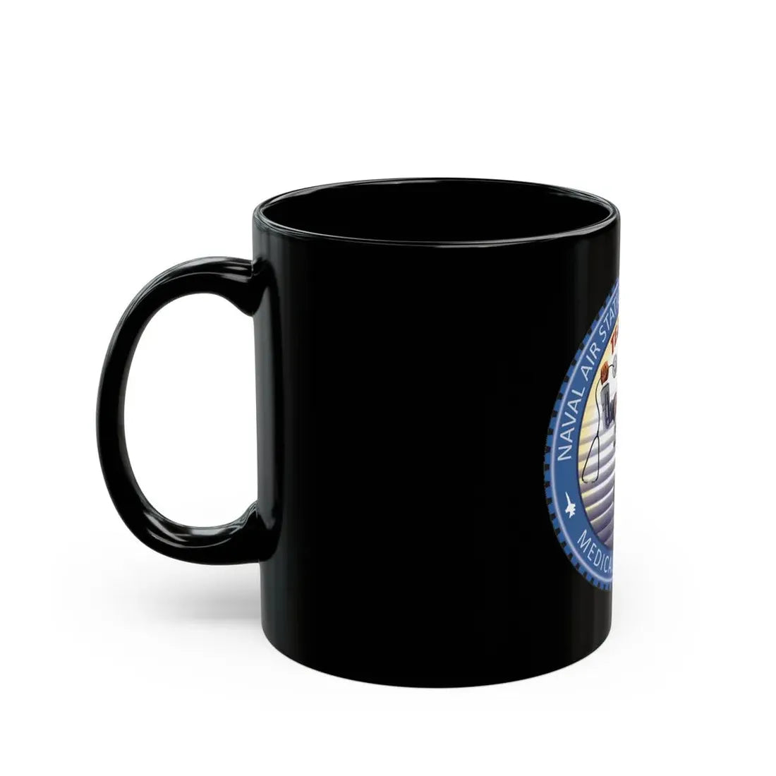 Naval Branch Health Clinic Naval Air Station Pensacola (U.S. Navy) Black Coffee Mug - Go Mug Yourself