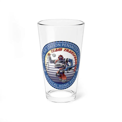 Naval Branch Health Clinic Naval Air Station Pensacola (U.S. Navy) Pint Glass 16oz 16oz - Go Mug Yourself