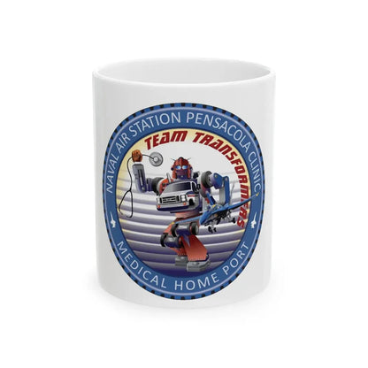 Naval Branch Health Clinic Naval Air Station Pensacola (U.S. Navy) White Coffee Mug 11oz - Go Mug Yourself