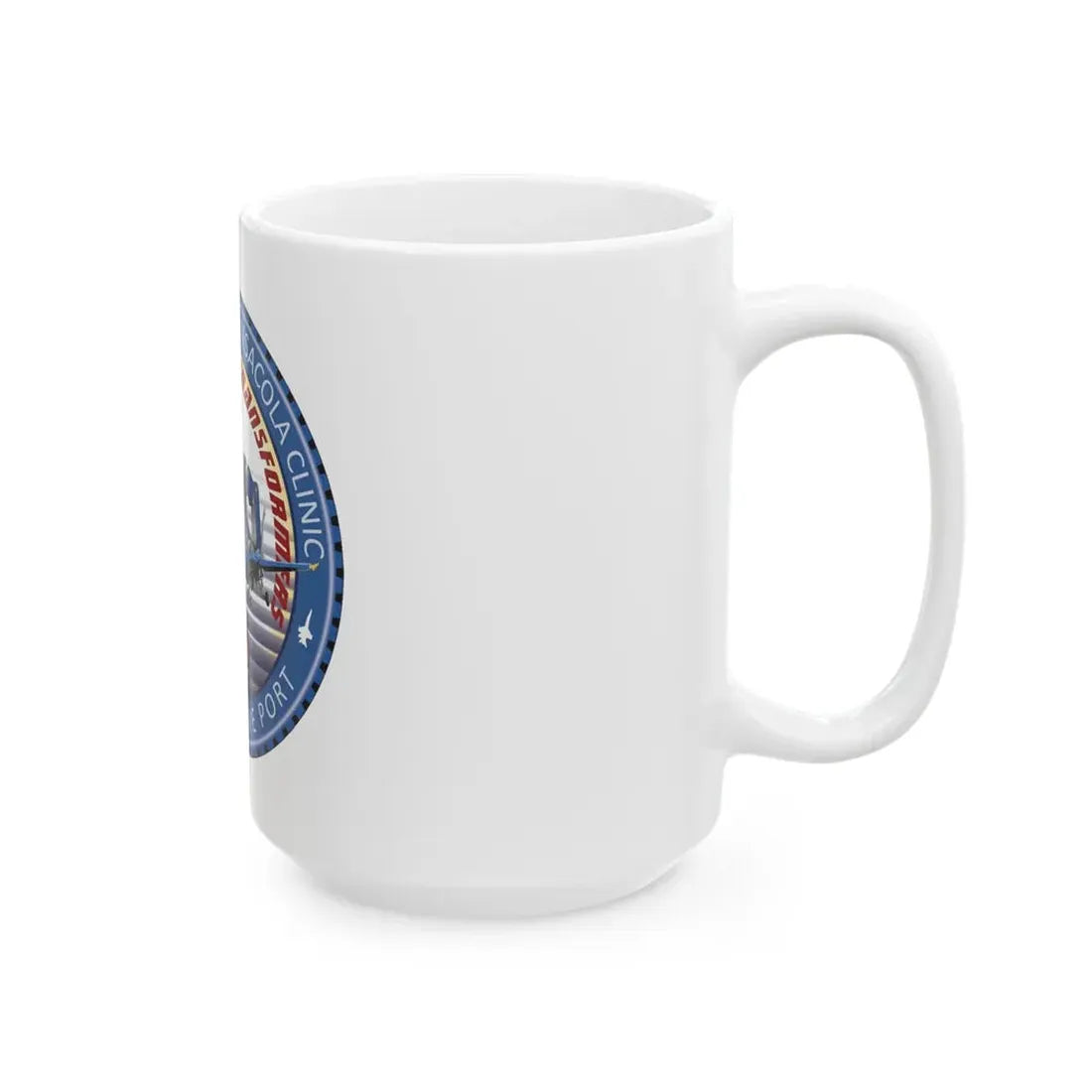 Naval Branch Health Clinic Naval Air Station Pensacola (U.S. Navy) White Coffee Mug - Go Mug Yourself