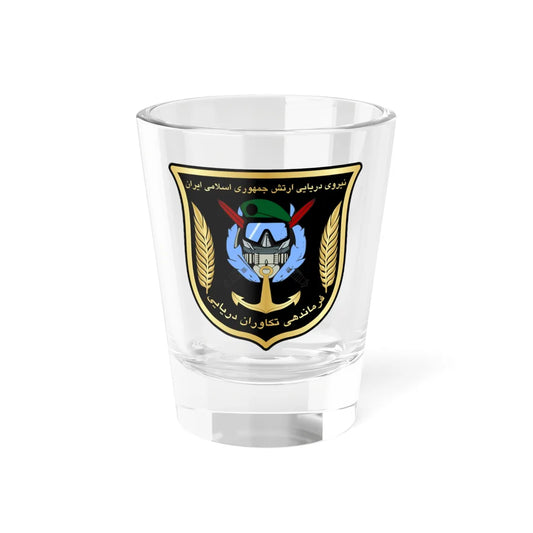 Naval Commandos Command (Iran) (Coat of Arms) Shot Glass 1.5oz 1.5oz - Go Mug Yourself