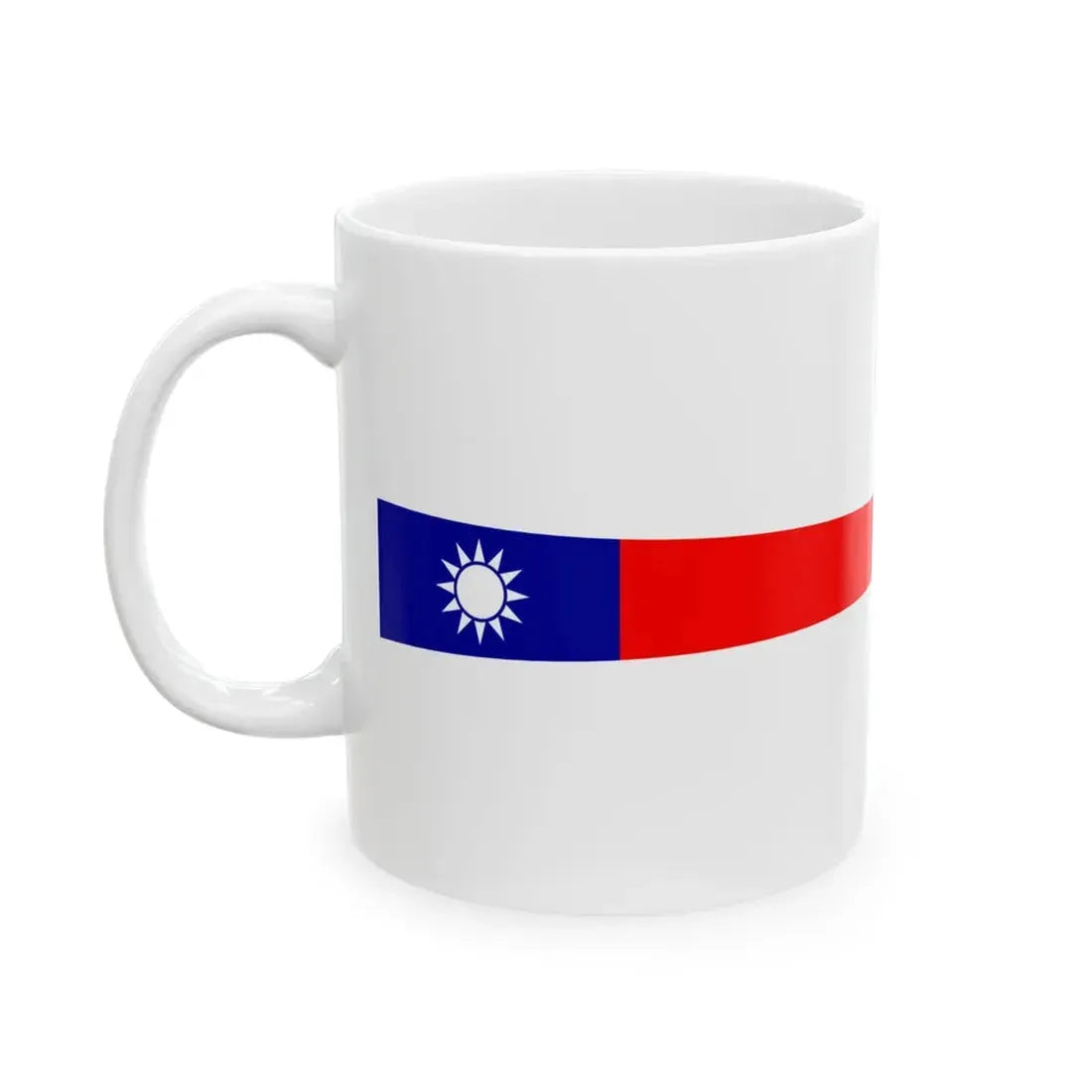 Naval Commission Pennant of the Republic of China (China) White Coffee Mug - Go Mug Yourself