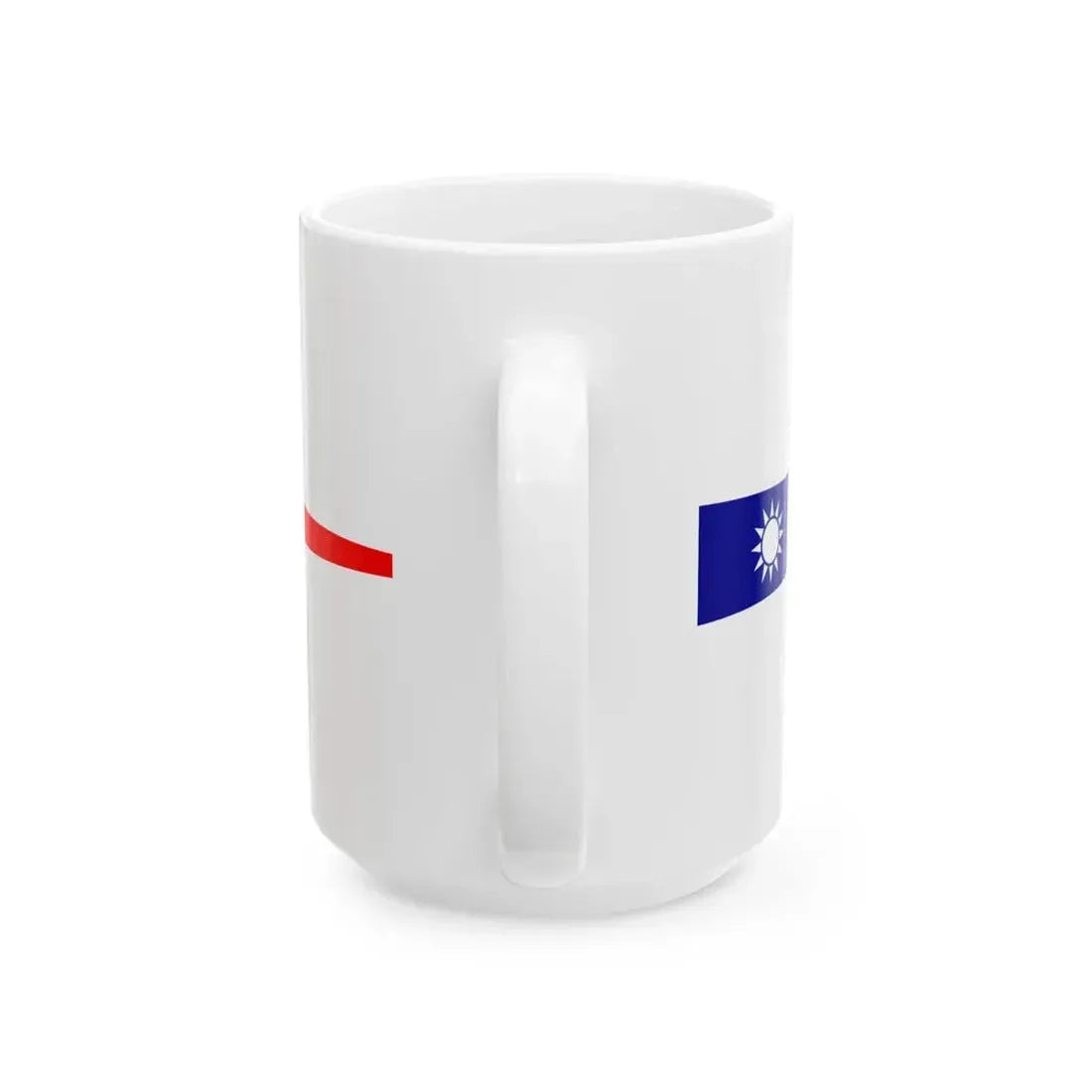 Naval Commission Pennant of the Republic of China (China) White Coffee Mug - Go Mug Yourself