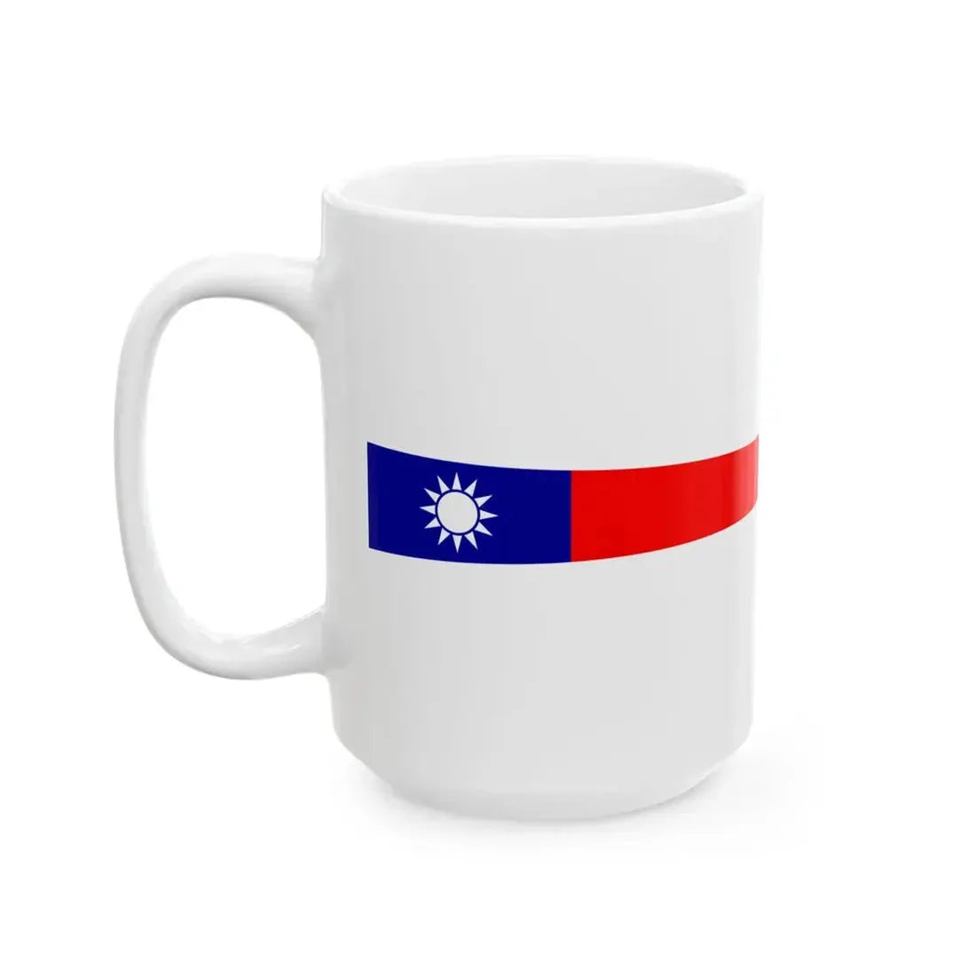 Naval Commission Pennant of the Republic of China (China) White Coffee Mug - Go Mug Yourself