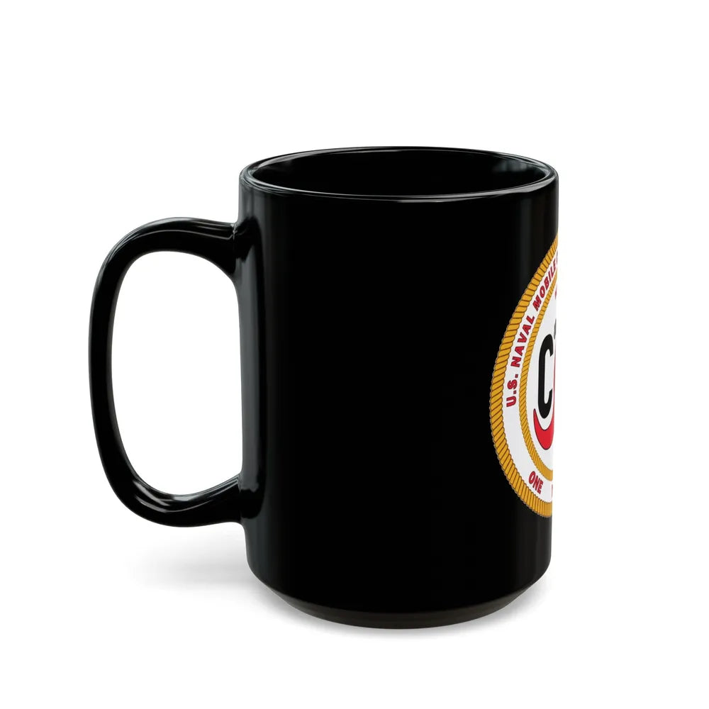 Naval Construction Battalion 133 Seabee (U.S. Navy) Black Coffee Mug-Go Mug Yourself