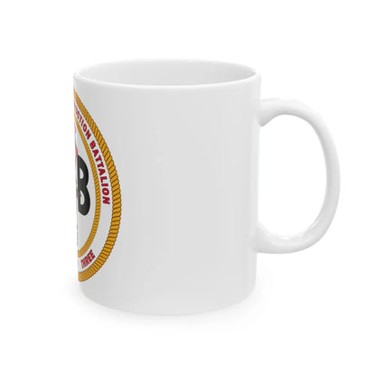 Naval Construction Battalion 133 Seabee (U.S. Navy) White Coffee Mug-Go Mug Yourself