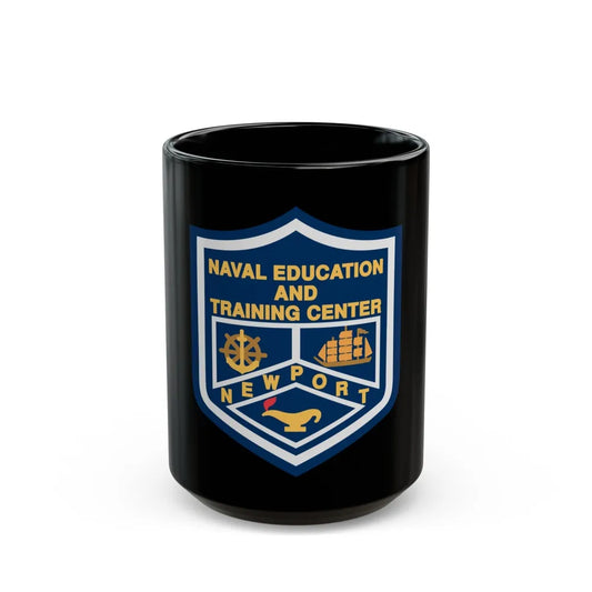 Naval Education And Training Center (U.S. Navy) Black Coffee Mug-15oz-Go Mug Yourself