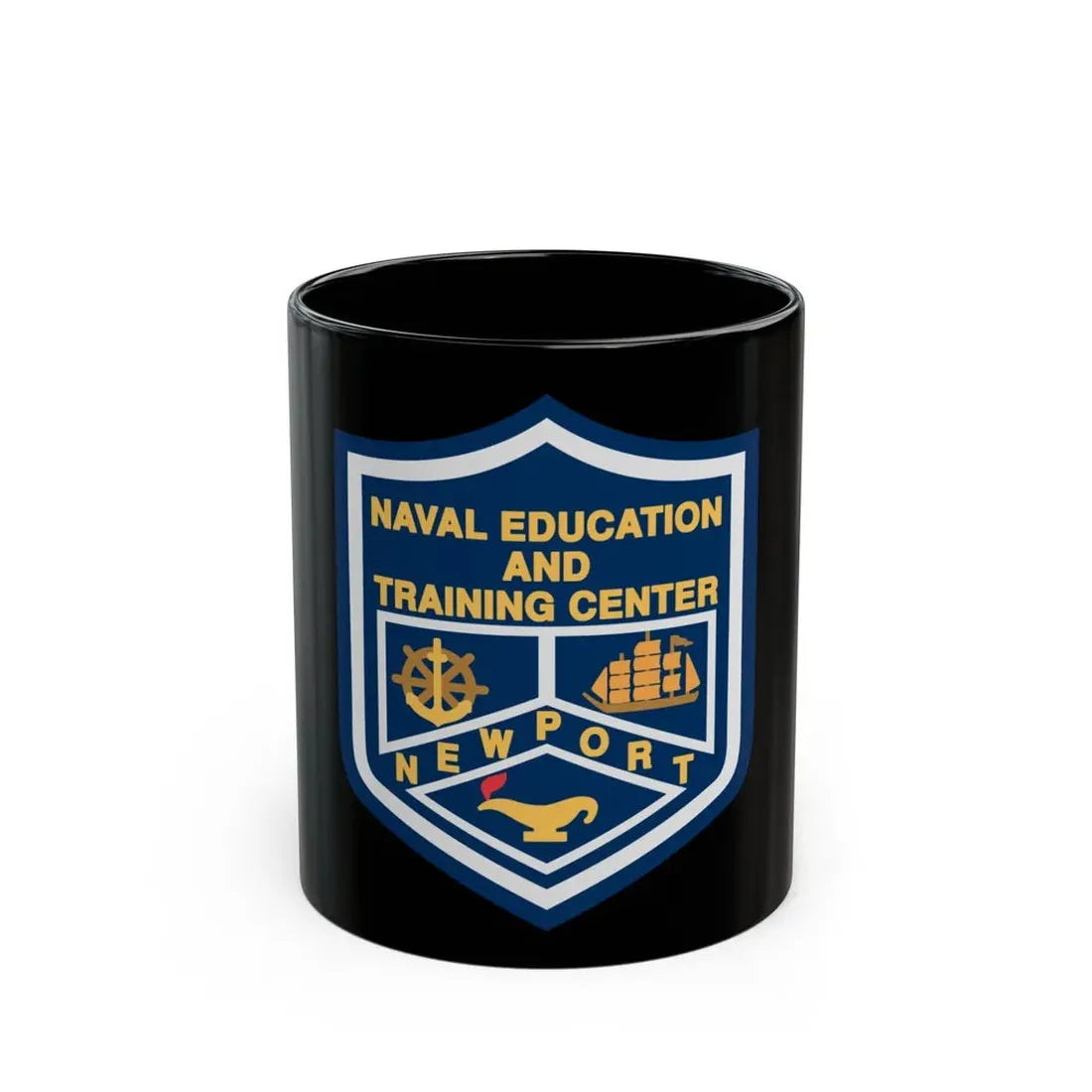 Naval Education And Training Center (U.S. Navy) Black Coffee Mug 11oz - Go Mug Yourself