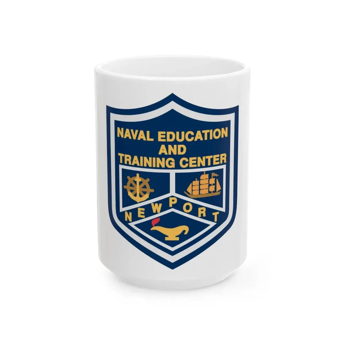Naval Education And Training Center (U.S. Navy) White Coffee Mug 15oz - Go Mug Yourself