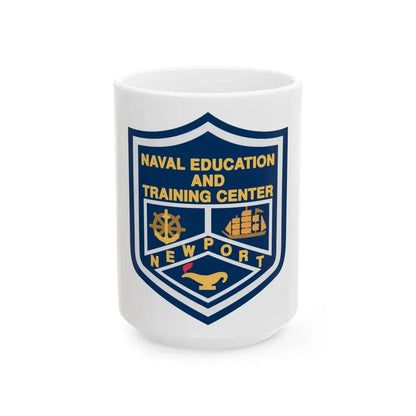 Naval Education And Training Center (U.S. Navy) White Coffee Mug 15oz - Go Mug Yourself