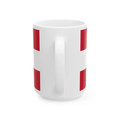 Naval Ensign and Jack of Austria 1926-1934 or 1935 (Austria) White Coffee Mug - Go Mug Yourself