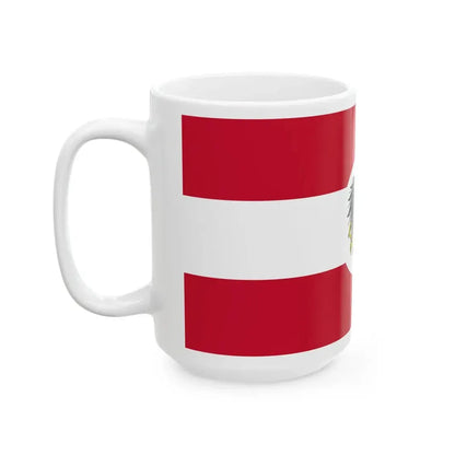 Naval Ensign and Jack of Austria 1926-1934 or 1935 (Austria) White Coffee Mug - Go Mug Yourself