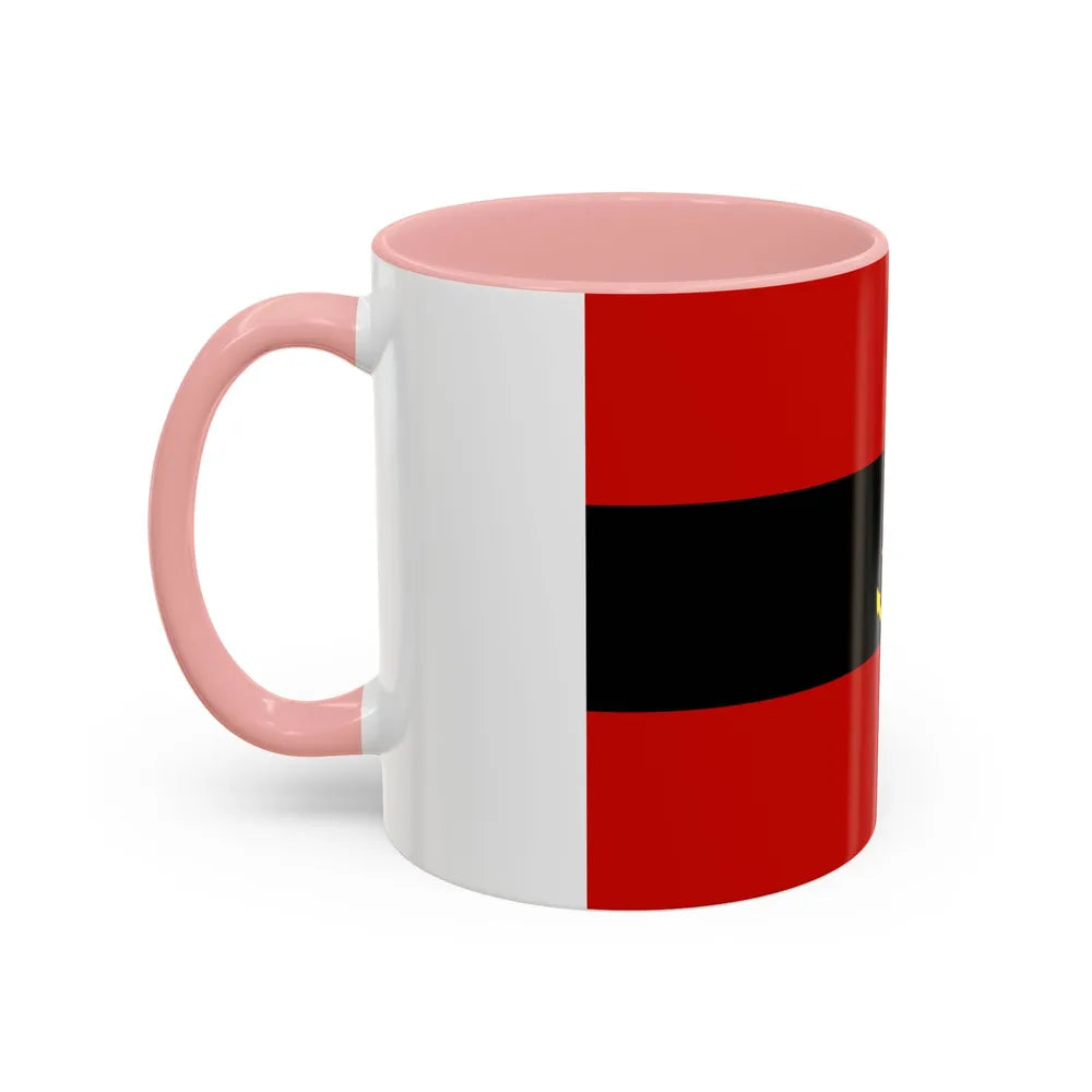 Naval Ensign of Albania 1946 to 1954 - Accent Coffee Mug - Go Mug Yourself
