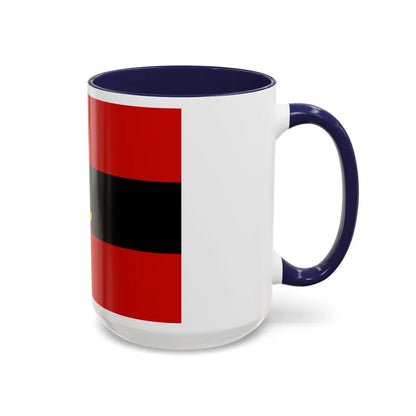 Naval Ensign of Albania 1946 to 1954 - Accent Coffee Mug - Go Mug Yourself