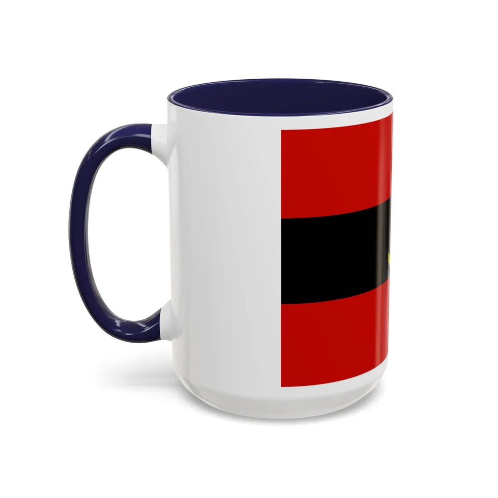 Naval Ensign of Albania 1946 to 1954 - Accent Coffee Mug - Go Mug Yourself
