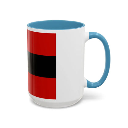 Naval Ensign of Albania 1946 to 1954 - Accent Coffee Mug - Go Mug Yourself