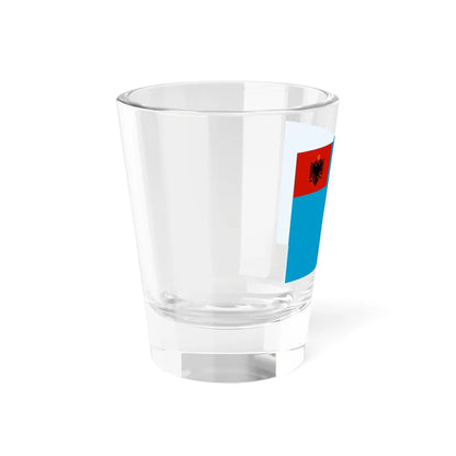 Naval Ensign of Albania 1954-1958 (Albania) Shot Glass 1.5oz - Go Mug Yourself