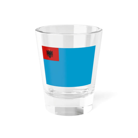 Naval Ensign of Albania 1954 to 1958 - Shot Glass 1.5oz 1.5oz - Go Mug Yourself