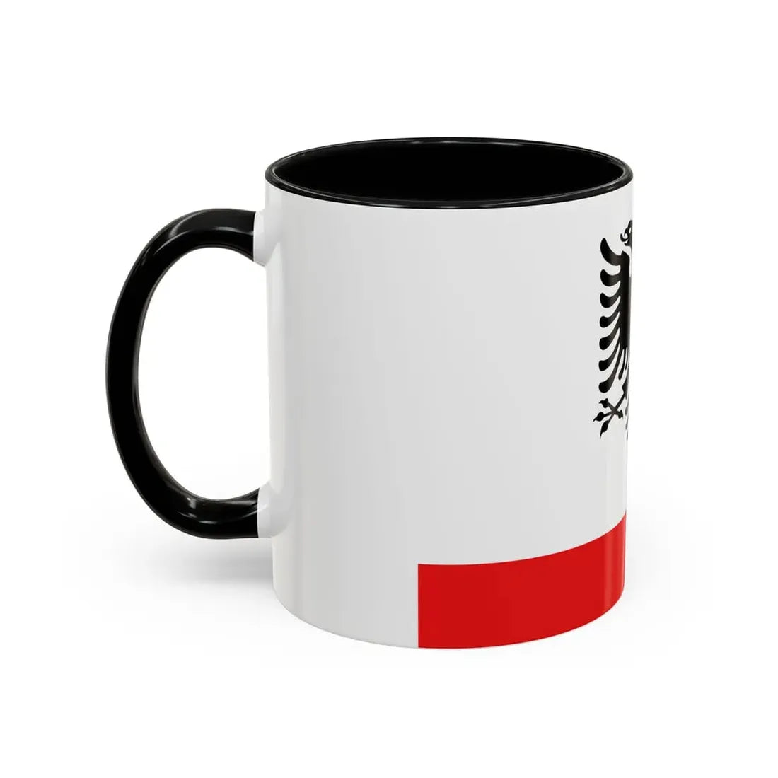 Naval Ensign of Albania - Accent Coffee Mug - Go Mug Yourself