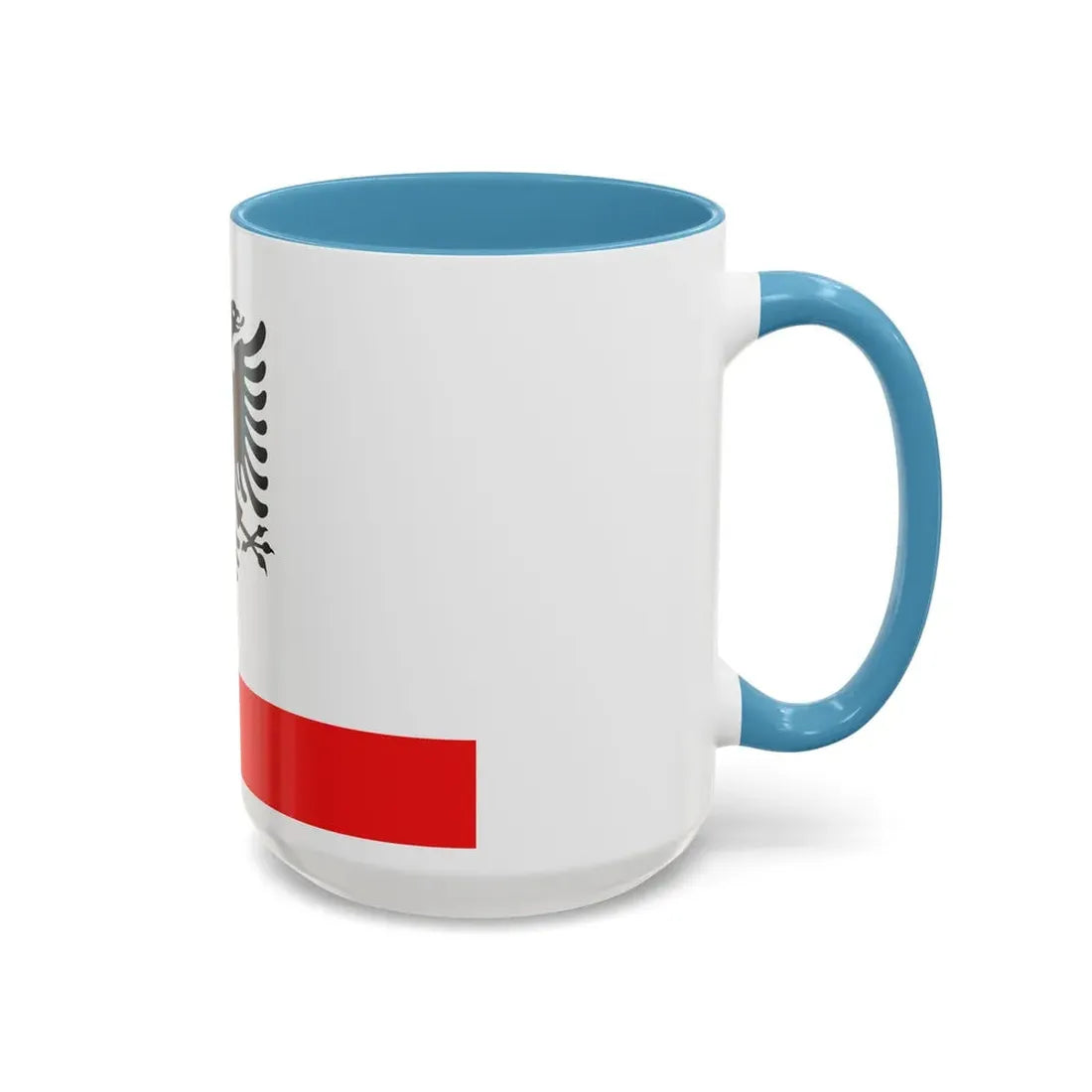 Naval Ensign of Albania - Accent Coffee Mug - Go Mug Yourself